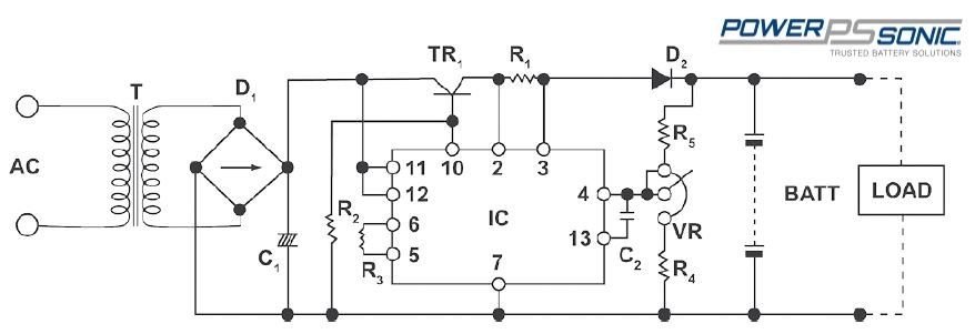 Constant voltage charging circuit