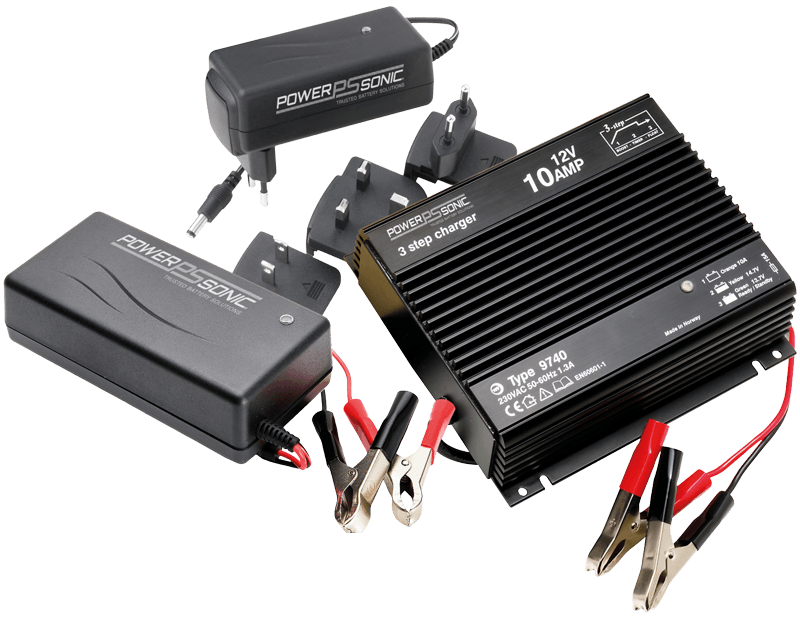 sla and lithium battery chargers